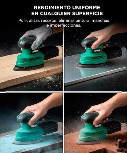 Lijadora Eléctrica Triangular Bron By Gadnic Motor 130W Velocidad 13000 rpm  - 2