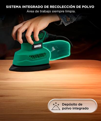 Lijadora Eléctrica Triangular Bron By Gadnic Motor 130W Velocidad 13000 rpm  - 3