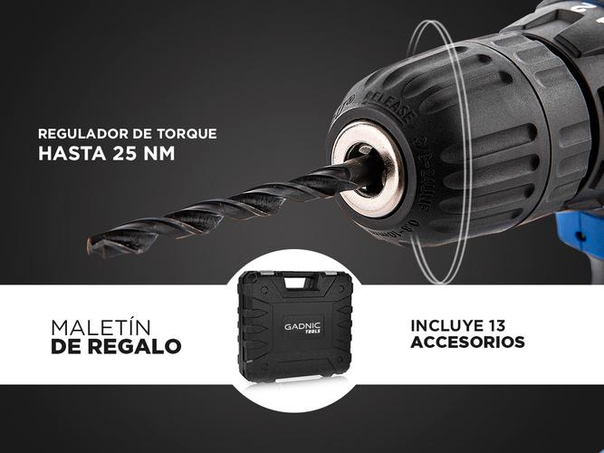 Destornillador Eléctrico 12V Gadnic D12 PRO Recargable - 4