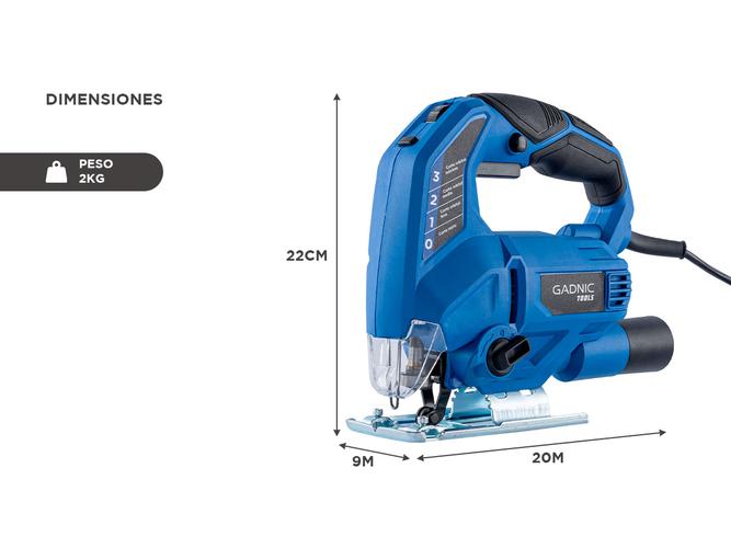 Caladora Gadnic C65M7 Laser Regulable  Usado - 5