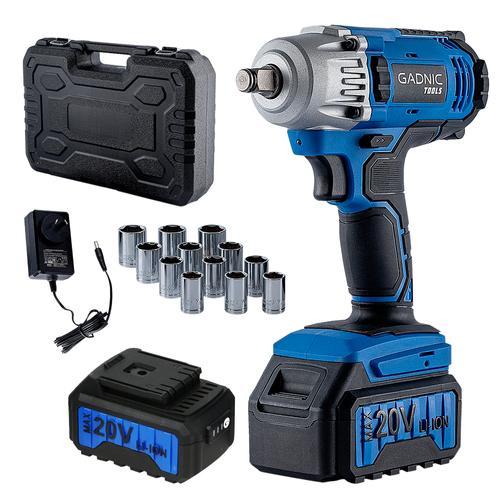 Llave de impacto inalámbrica Gadnic D200 20V - 0