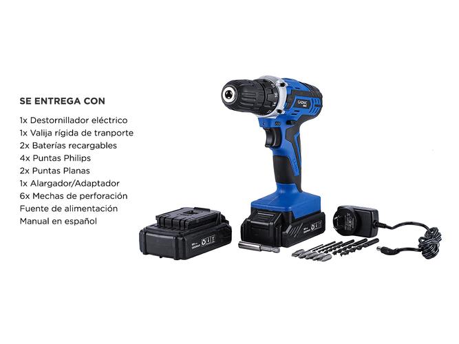 Destornillador Eléctrico 18V Gadnic D18 Recargable - 6