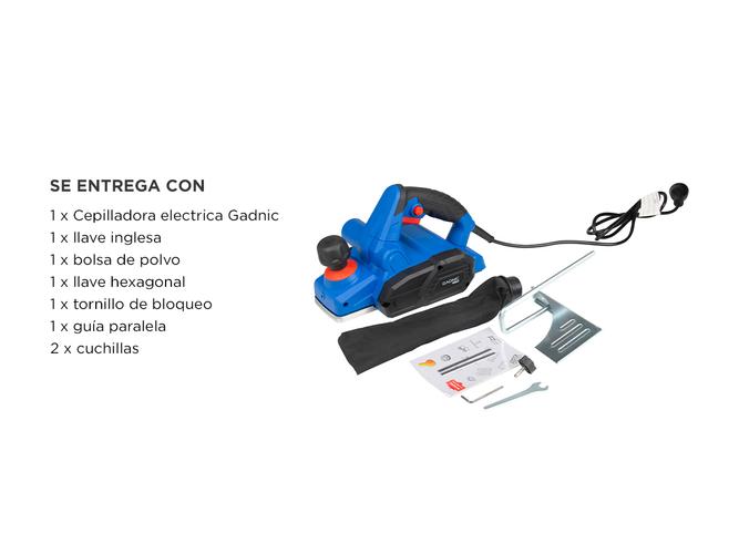 Cepillo Electrico de Mano Gadnic - 5
