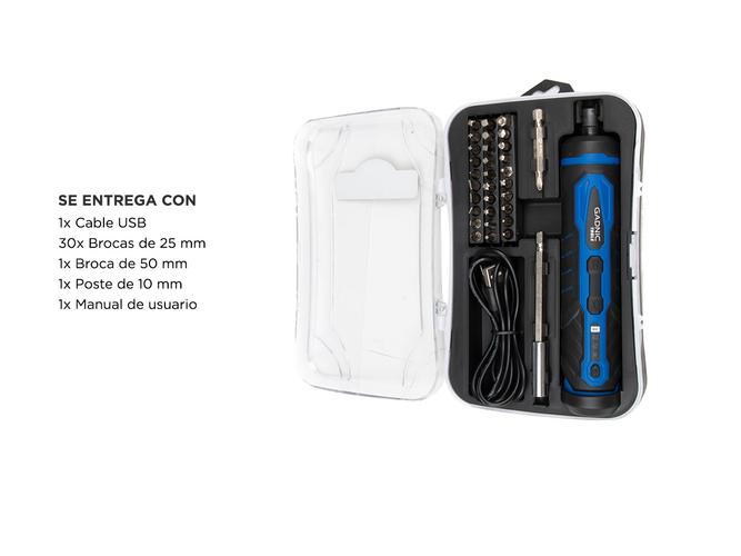 Destornillador inalámbrico Gadnic D3.6 PLUS Profesional 3.6V  - 5