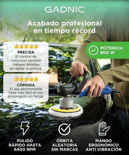 Lustradora De Autos Gadnic PL800 Pulidora Velocidad Variable - 1