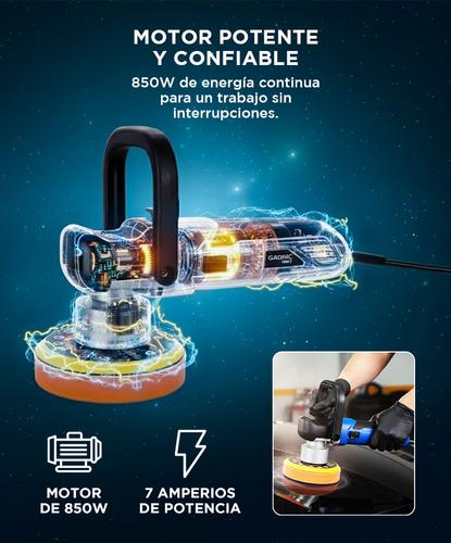 Lustradora De Autos Gadnic PL800 Pulidora Velocidad Variable - 2