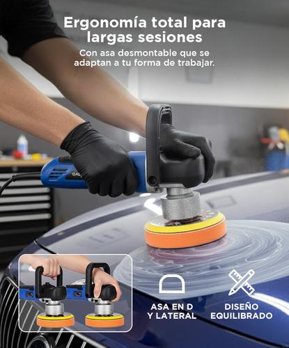 Lustradora De Autos Gadnic PL800 Pulidora Velocidad Variable - 4