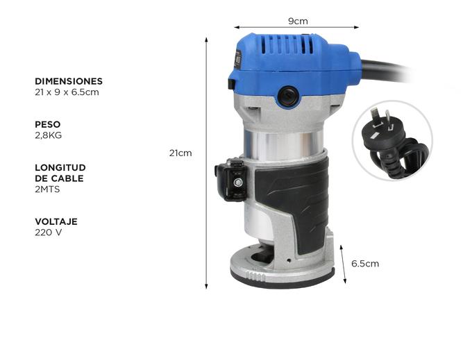 Fresadora Gadnic RT710 600W 220 V - 5
