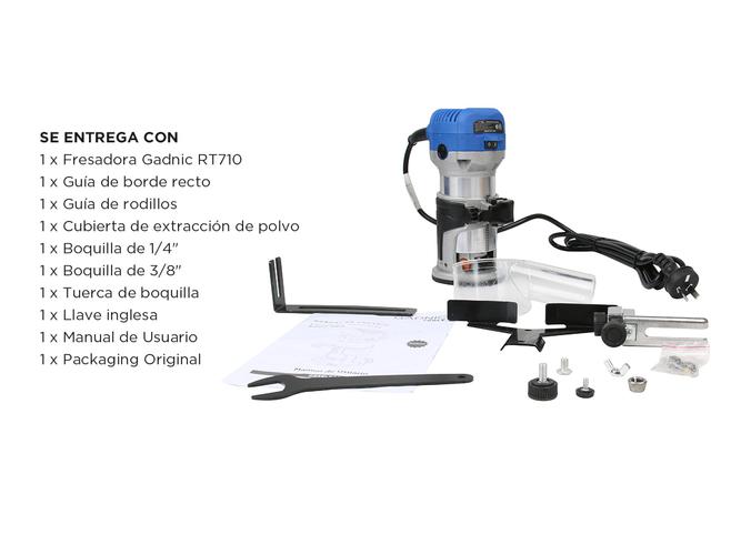 Fresadora Gadnic RT710 600W 220 V - 6