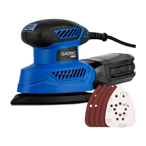 Lijadora Electrica Gadnic  5 Hojas de Lija 130w 1300 rpm - 0