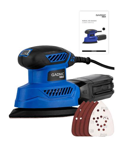 Lijadora Electrica Gadnic  5 Hojas de Lija 130w 1300 rpm - 6