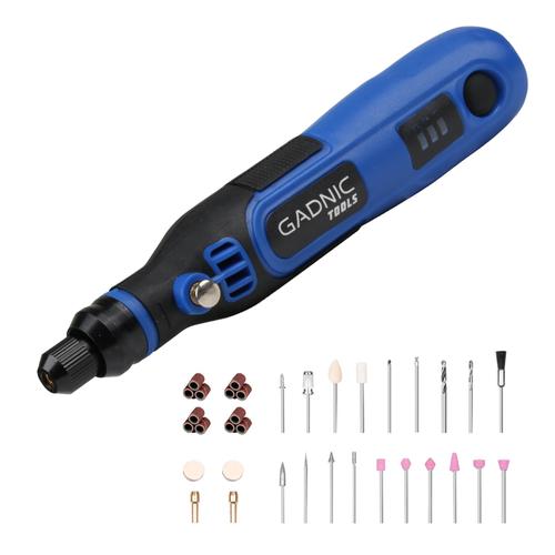 Mini Torno Inalámbrico Gadnic Roty 3,6 V + Brocas - 0