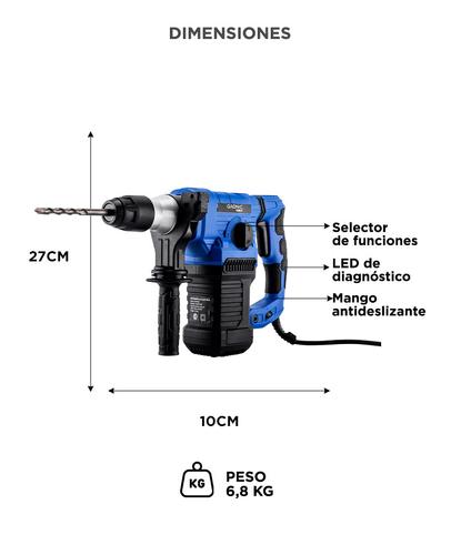 Taladro Multipropósito Gadnic Perforador Eléctrico 1500w 4200 BPM - 5
