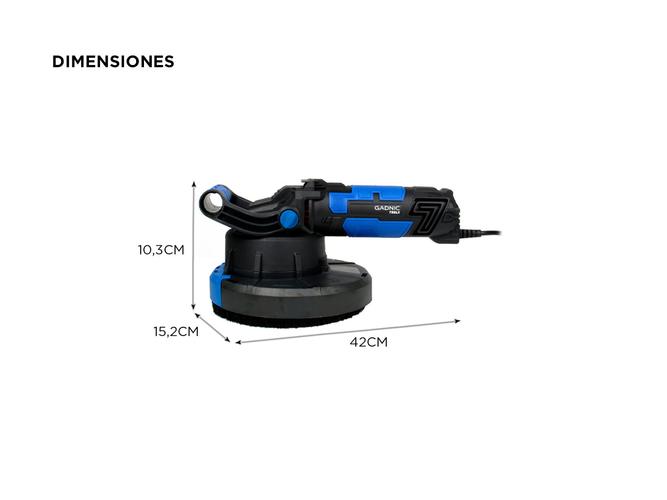 Pulidora Lijadora 1050w Gadnic Con Accesorios - 4