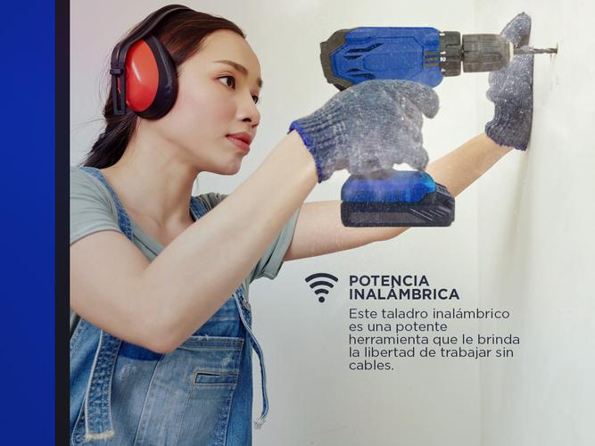 Taladro Inalambrico Gadnic Atornillador Recargable - 2