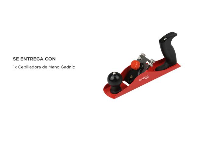 Cepilladora de Mano Gadnic Tools Carpinteria Manual  - 4