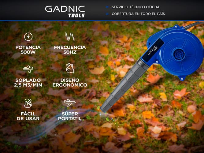 Sopladora Eléctrica Portátil Gadnic 500W Alta Potencia - 1