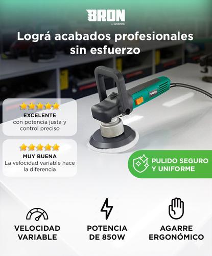 Pulidora Eléctrica Bron 850W Orbital - 1