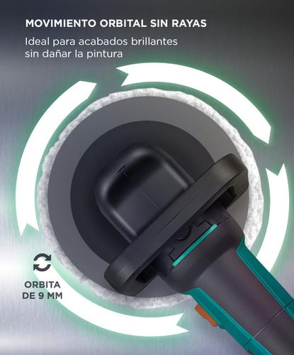 Pulidora Eléctrica Bron 850W Orbital - 2