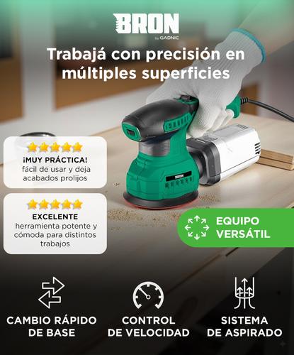 Lijadora Electrica Bron by Gadnic 200W 12000 RPM Outlet - 1