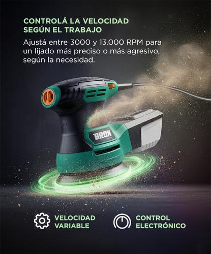 Lijadora Electrica Bron by Gadnic 350W 13000 RPM - 2
