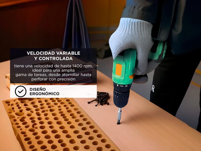 Taladro 12v Gadnic Atornillador Potencia y Precisión - 3