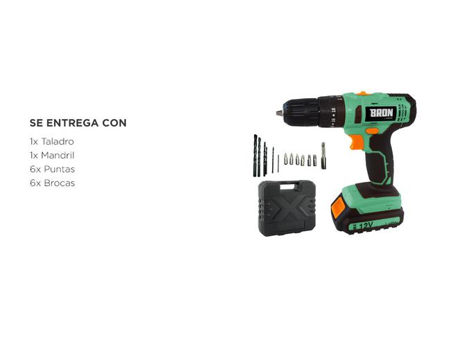 Taladro Percutor Atornillador 12v Gadnic Potencia y Precisión - 6