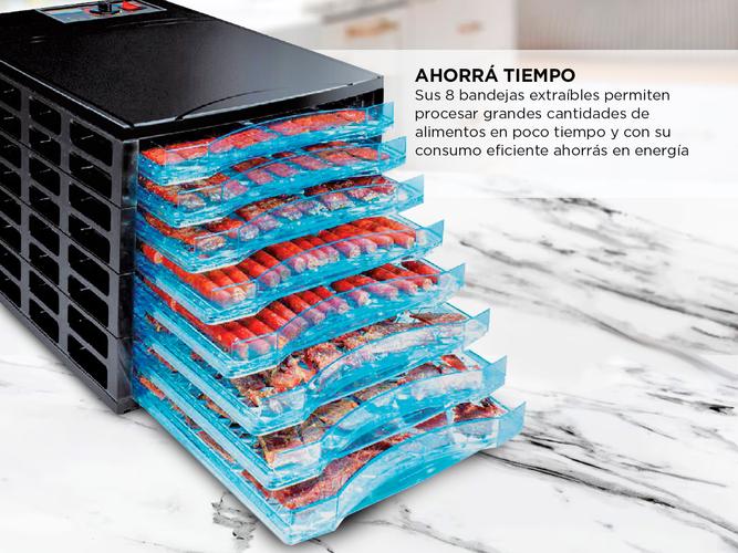 Deshidratador de Alimentos Gadnic 8 Bandejas 630W  - 3