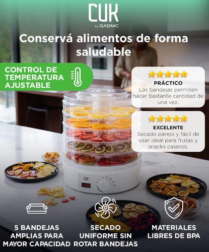 Deshidratador de Alimentos Gadnic con 5 Bandejas - 1
