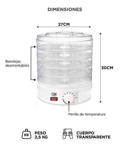 Deshidratador de Alimentos Gadnic con 5 Bandejas - 5