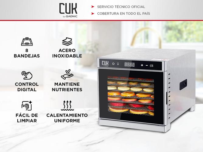 Deshidratador de Alimentos Gadnic 8 Bandejas Usado - 1