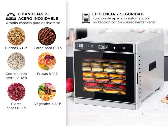 Deshidratador de Alimentos Gadnic 8 Bandejas Usado - 3