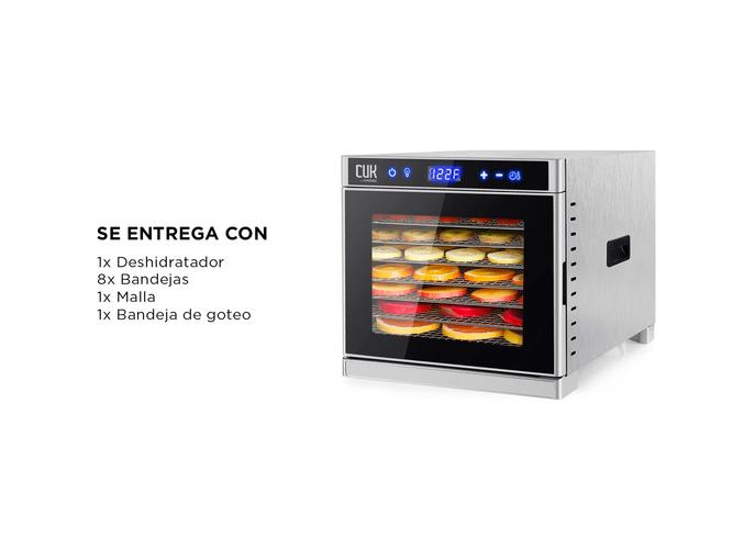 Deshidratador de Alimentos Gadnic 8 Bandejas - 6