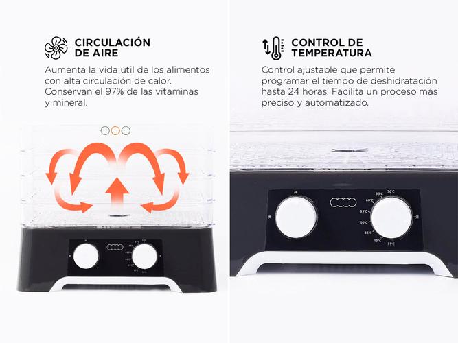 Deshidratador De Alimentos Gadnic 4 Bandejas  - 3