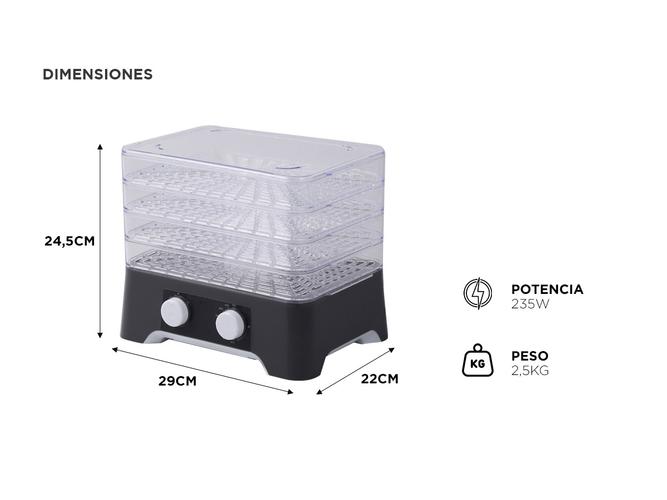 Deshidratador De Alimentos Gadnic 4 Bandejas  - 4