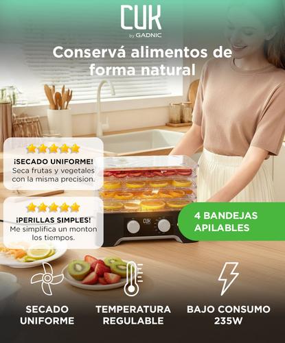 Deshidratador De Alimentos Gadnic 4 Bandejas  - 1
