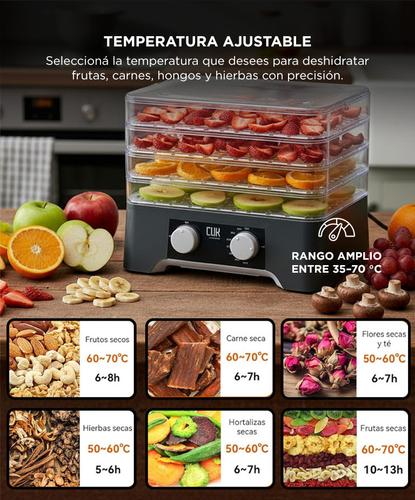 Deshidratador De Alimentos Gadnic 4 Bandejas  - 2