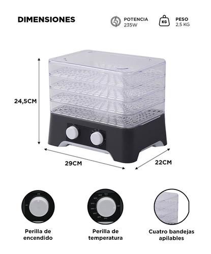 Deshidratador De Alimentos Gadnic 4 Bandejas  - 5