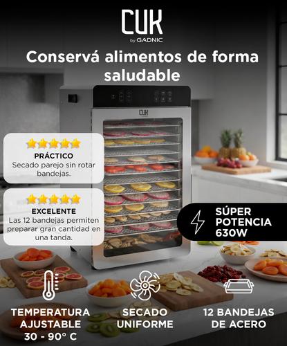 Deshidratador de Alimentos Cuk By Gadnic 12 Bandejas Desmontables 800W Display Digital  Outlet - 1