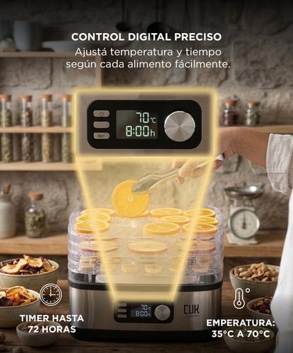 Deshidratador De Alimentos CUK By Gadnic 5 Bandejas Display Digital 240W - 3