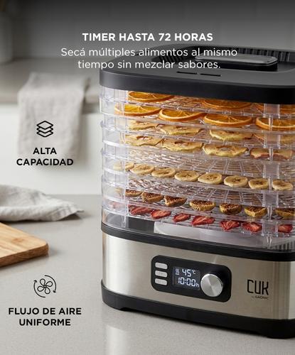 Deshidratador De Alimentos CUK By Gadnic 5 Bandejas Display Digital 240W - 4