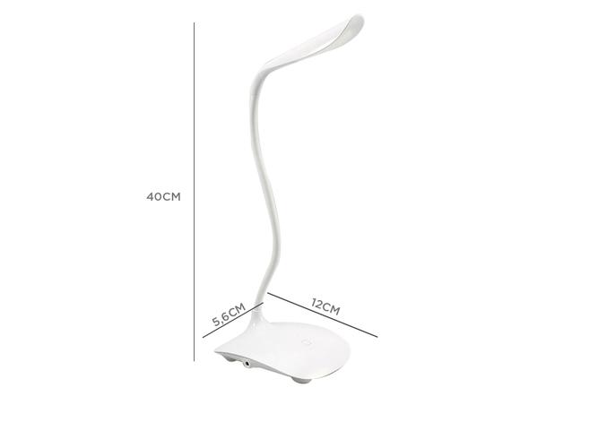 Kit X2 Lamparas De Escritorio Led Gadnic Regulable Flexible Control Tactil  - 5