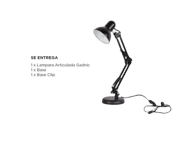 Lampara de Escritorio Articulada Gadnic - 6