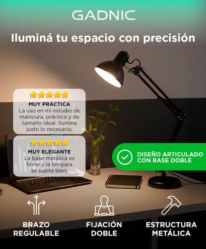 Lampara de Escritorio Articulada Gadnic - 1