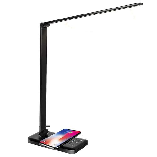 Lampara De Escritorio Led Gadnic Cargador Inalámbrico 5 Colores  Usado - 0