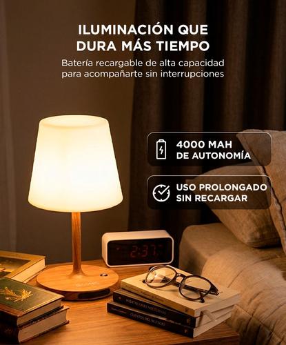 Lámpara De Mesa Gadnic Velador LED Regulable USB - 4