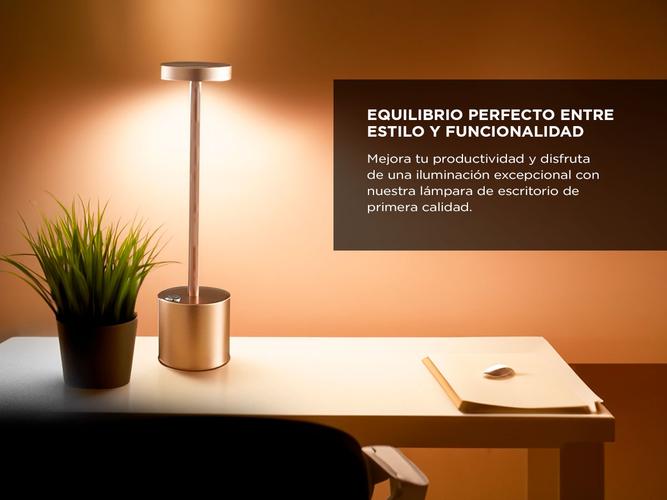 Lámpara de Escritorio Gadnic con Luz LED Recargable - 2