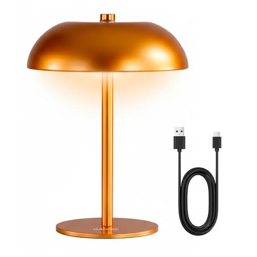 Lampara de Mesa LED Gadnic Inalambrica MAH 3 Tonos de Luz Touch USB C - 0