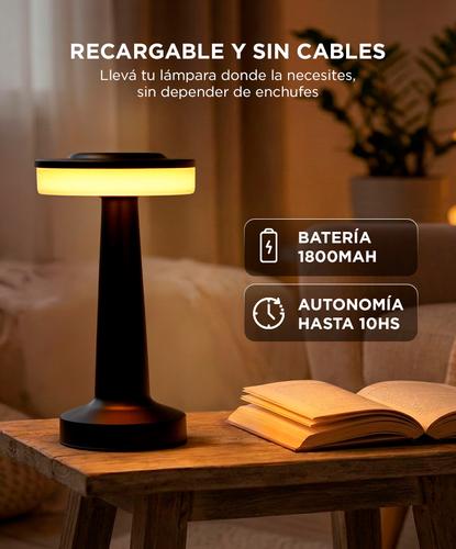 Lámpara de mesa Gadnic Táctil Velador Regulable - 2