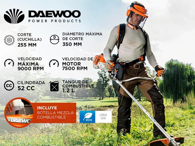 Desmalezadora A Gasolina D520ECO 52 cc 1.2 L Arnes de hombro DOBLE - 1
